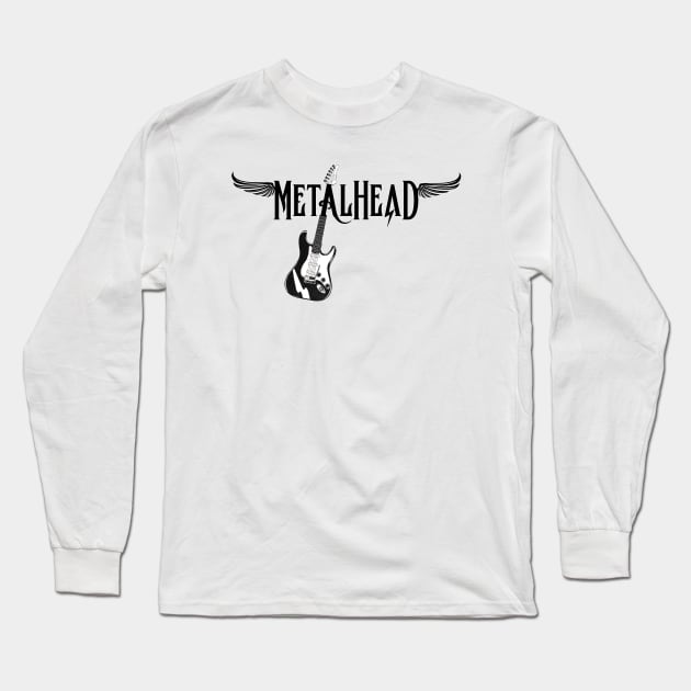 metalhead Long Sleeve T-Shirt by mystudiocreate